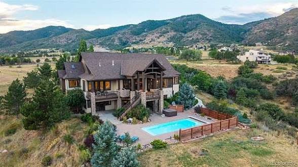 Custom pool and aluminum pergola projects in Indian Hills, Colorado