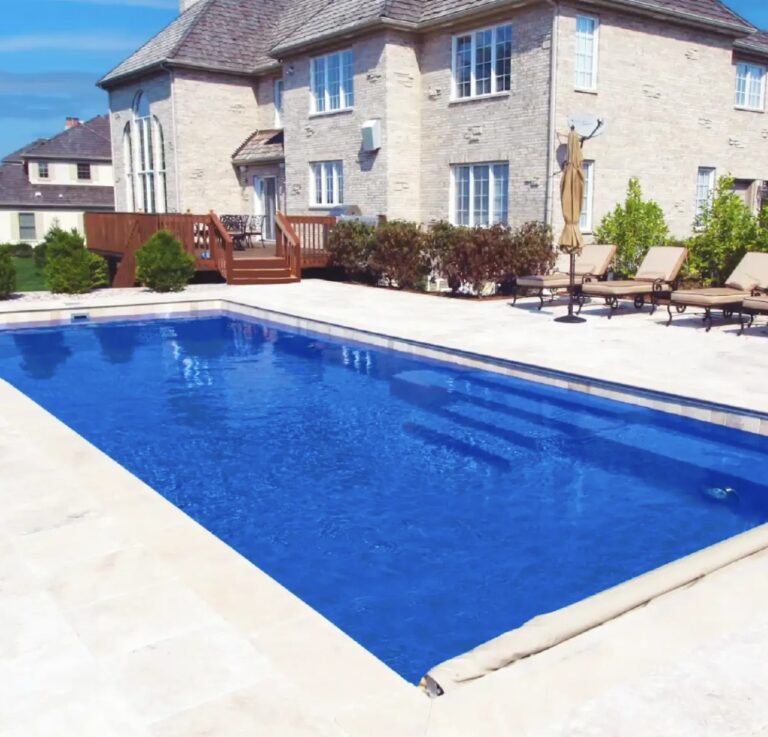 The Vita fiberglass pool